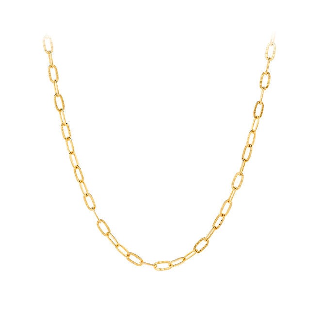 Alba halskæde - forgyldt